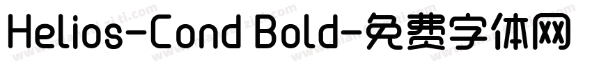 Helios-Cond Bold字体转换